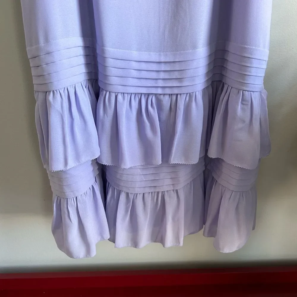 Ann Taylor Flounce Halter Dress